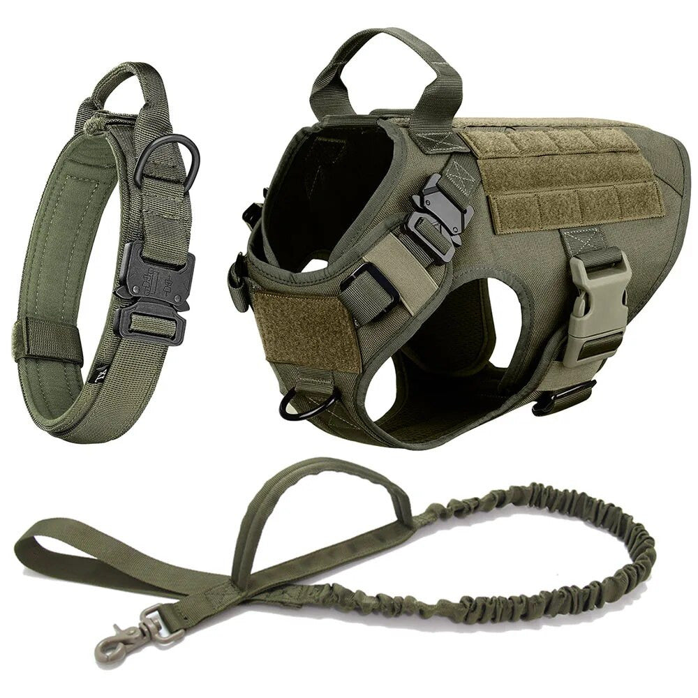 Military Dog Harness And Leash Kits